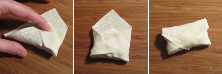 rolling mini eggrolls