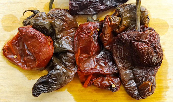 rehydrated Ancho Chile
