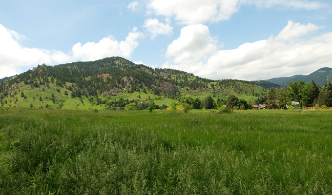 Chautagua Park Grassy Mountains