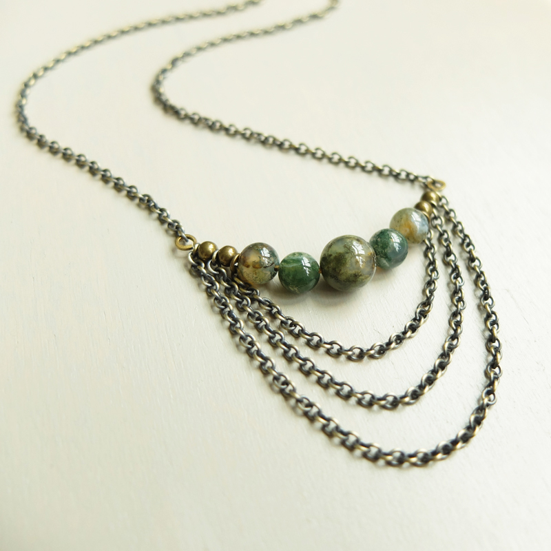 Fancy Jasper Necklace - Walton75-101 - Meanwhile B Jewelry