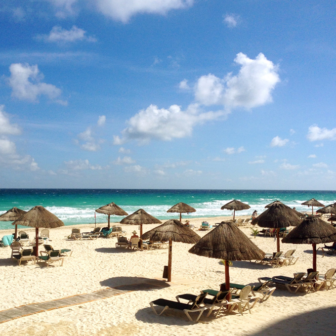 Cancun Mexico The Royal Sands Palapas