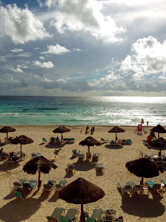 Cancun Mexico the Royal Sands sunny evening on the Gulf of Mexico