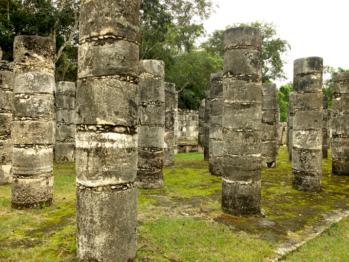 Chichen Itza The Plaza of a Thousand Columns